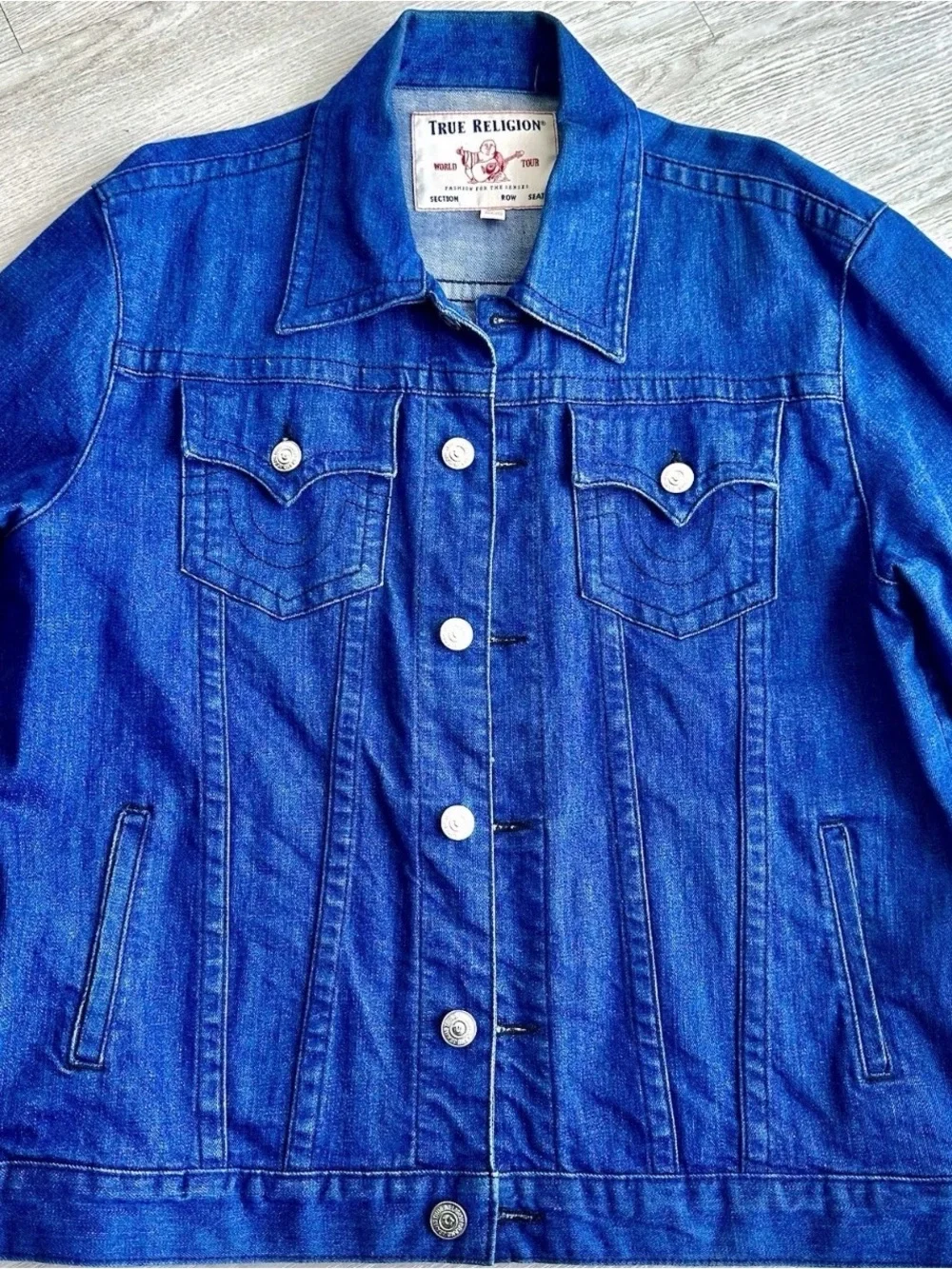 True Religion trucker layer